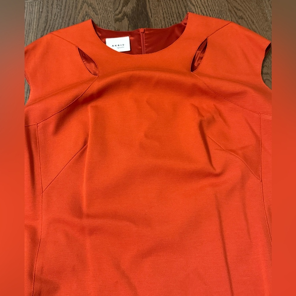 Akris punto Women’s Signature Jersey Shift Dress, size 14 - Picture 5 of 11